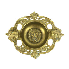 Load image into Gallery viewer, Cherubs &amp; Gargoyle Brass Dish