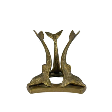 Brass Dolphins Stand