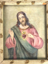 Load image into Gallery viewer, Antique Jesus Painting