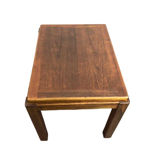 Modern Walnut End Table