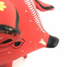 Load image into Gallery viewer, Red Pottery Piggy Bank