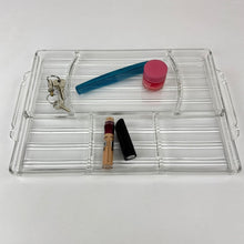 Load image into Gallery viewer, Divided Glass Hostess Tray