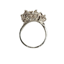 Load image into Gallery viewer, Sculptural Flower Sterling Ring