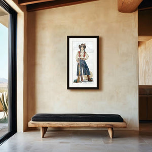 Rebecca's Ransom Cowgirl Print