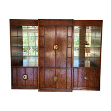 Load image into Gallery viewer, Chinoiserie Burl Wall Unit
