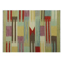 Load image into Gallery viewer, Geometric Kilim Rug