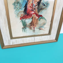 Load image into Gallery viewer, Native American Woman Painting