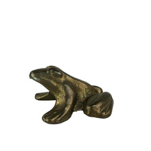 Load image into Gallery viewer, Brass Frog Figurine