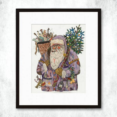 Dolan Geiman Signed Print Santa (2017)