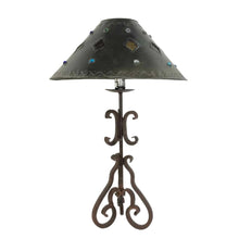 Load image into Gallery viewer, Southwest Metal Lamp