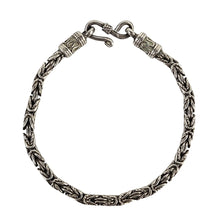 Load image into Gallery viewer, Byzantine Chain Sterling Bracelet