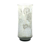 Load image into Gallery viewer, Smoky Glass Dandelion Tumbler