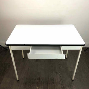 White Metal Table Desk