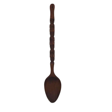 Oversized Carved Wooden Spoon