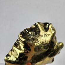 Load image into Gallery viewer, Brass Rhubarb Leaf Dish