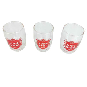 Lone Star Beer Tasting Glasses