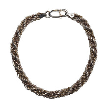 Load image into Gallery viewer, Italian Sterling Rope Bracelet