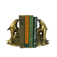 Load image into Gallery viewer, Brass Dolphin Bookends