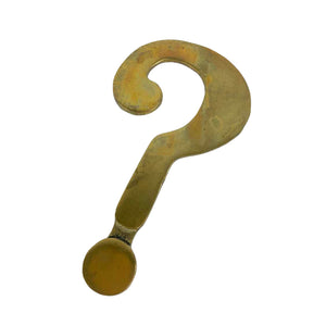 Brass Question Mark