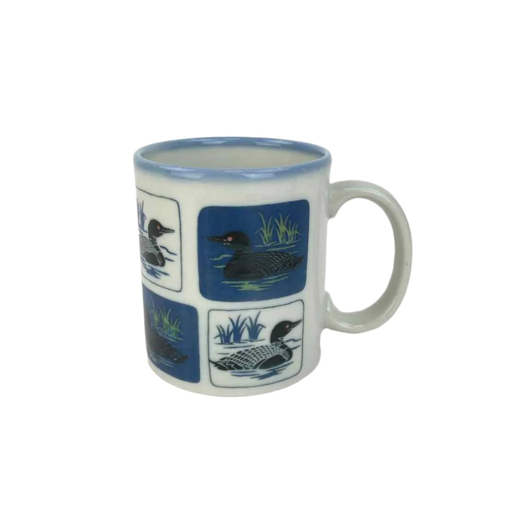 Porcelain Loon Mug