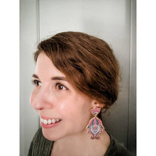 Load image into Gallery viewer, Cordelia Upcycled Statement Earrings