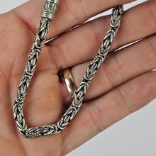Load image into Gallery viewer, Byzantine Chain Sterling Bracelet