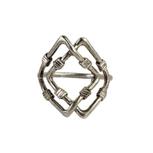 Load image into Gallery viewer, Sterling Silver Overlapping Ring