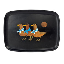 Load image into Gallery viewer, Couroc Ducks Lacquer Tray