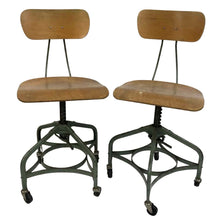 Load image into Gallery viewer, Industrial Drafting Stool Chair