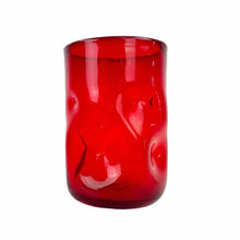 Load image into Gallery viewer, Ruby Red  Blenko Dimple Glass