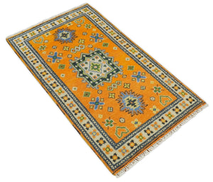 Orange Gabbeh Style Rug