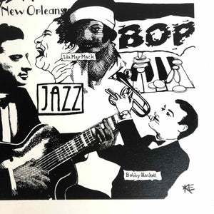 Jazz Musicians Pen & Ink Print