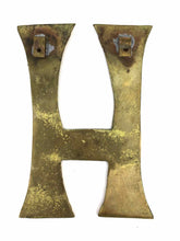 Load image into Gallery viewer, Brass Letter H