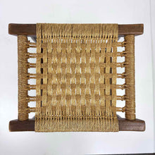 Load image into Gallery viewer, Woven Seat Stool