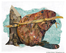 Load image into Gallery viewer, Busy Beaver Signed Print