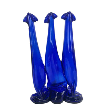 Cobalt Stretch Glass Bottle Art