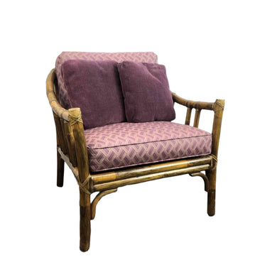 Bent Rattan Arm Chair