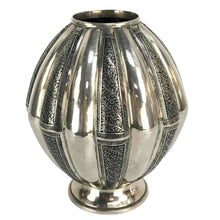 Load image into Gallery viewer, Engraved Silver Vase