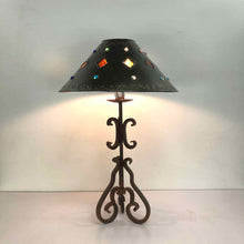 Load image into Gallery viewer, Southwest Metal Lamp