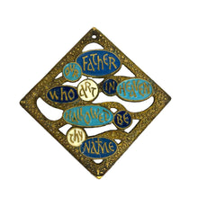 Load image into Gallery viewer, Our Father Brass Trivet