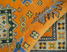 Load image into Gallery viewer, Orange Gabbeh Style Rug