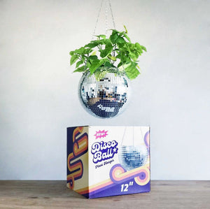 Disco Ball Hanging Planter