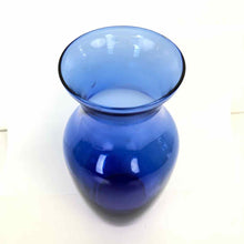Load image into Gallery viewer, Blue Glass Vase