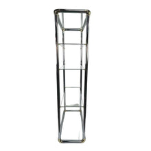 Load image into Gallery viewer, Modern Chrome &amp; Brass Etagere