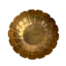 Load image into Gallery viewer, Brass Footed Lotus Bowl