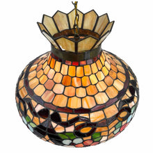 Load image into Gallery viewer, Stained Glass Swag Lamp