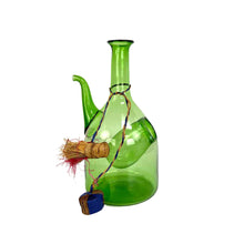 Load image into Gallery viewer, Italian Green Glass Decanter