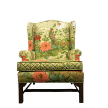 Load image into Gallery viewer, Floral Birds Wingback Chair