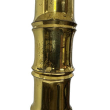 Load image into Gallery viewer, Faux Bamboo Brass Floor Lamp