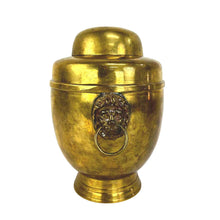 Load image into Gallery viewer, Brass Lions Urn